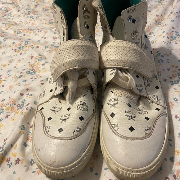 MCM monogram leather high top - Picture 3 of 13